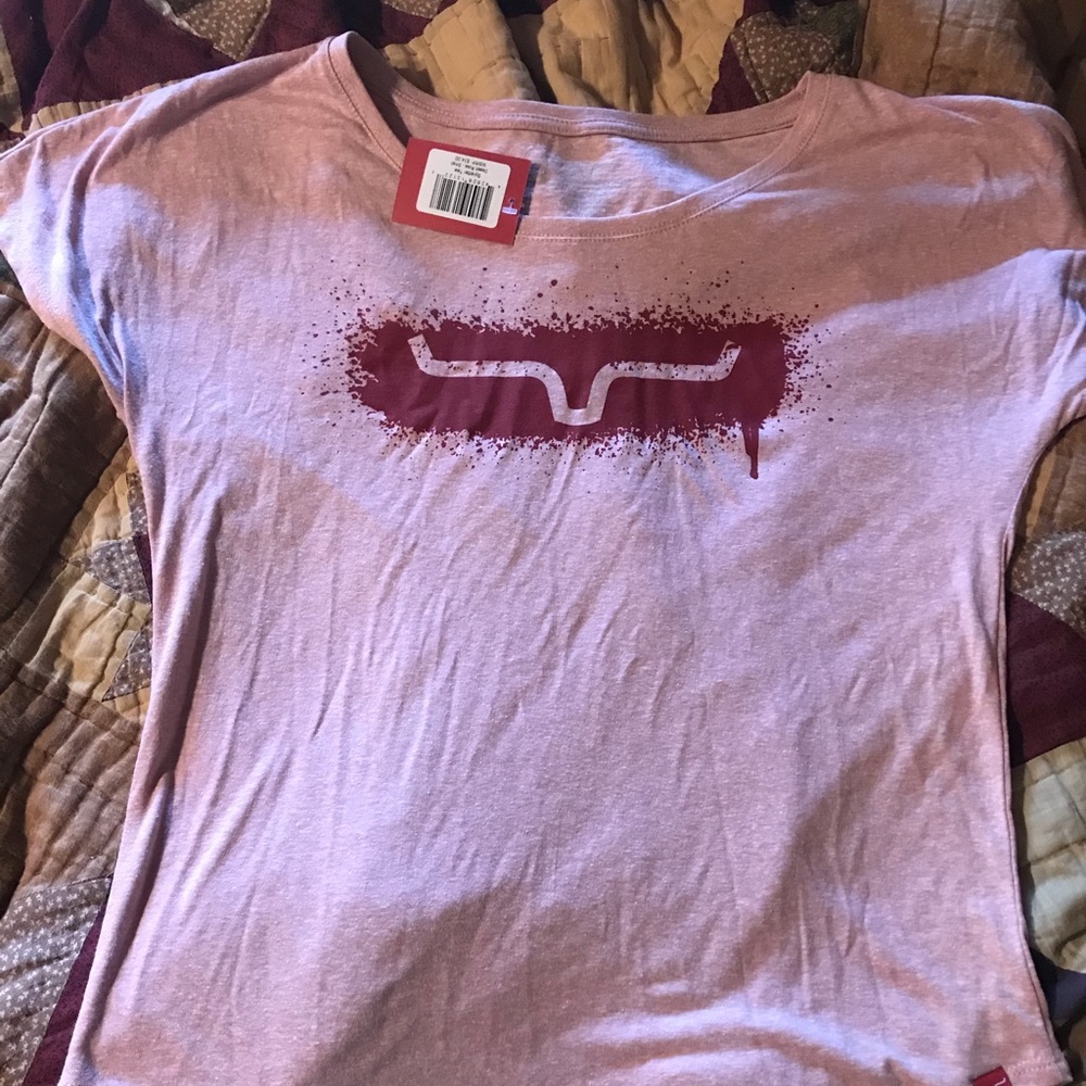 Kimes Ranch Splatter T.  Ladies Small.